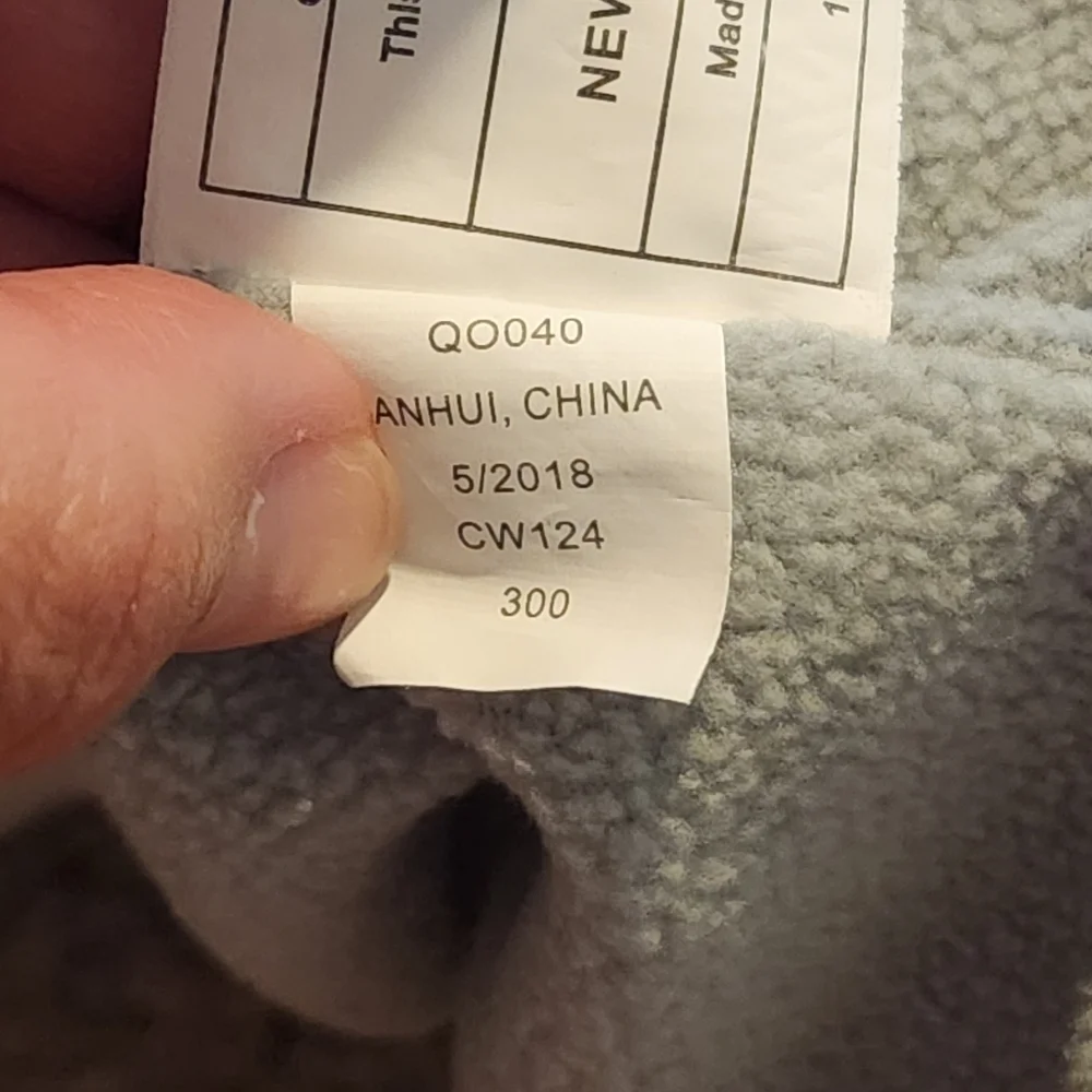 Canada Weathergear Infant Baby Gray Zip Up Puffer Vest, Size 12 months